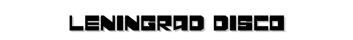 Leningrad Disco font